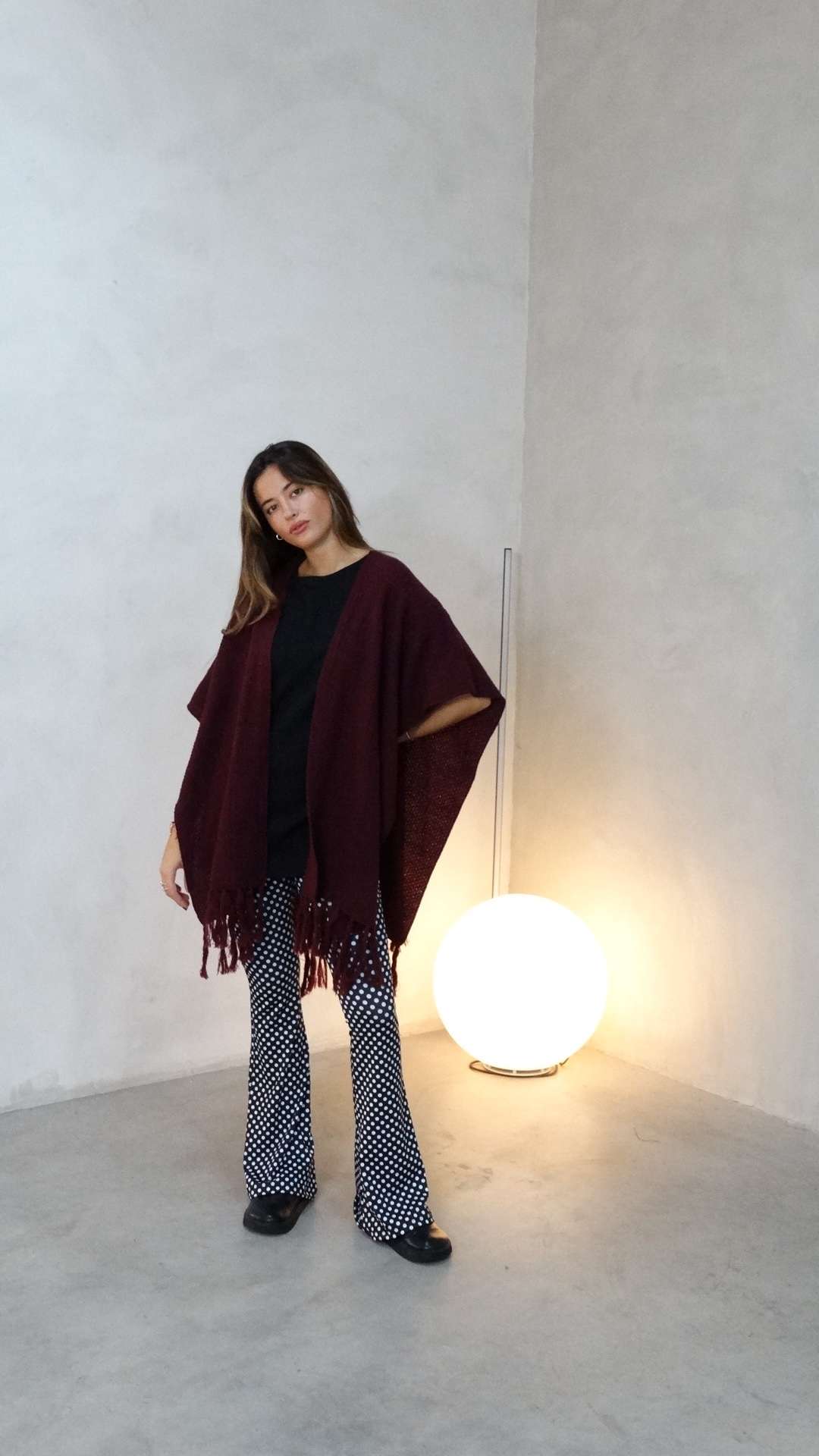Ruana Siena Uva