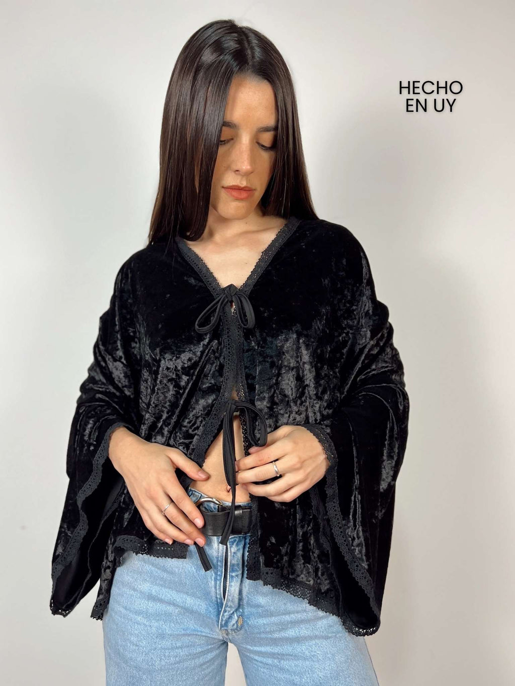 Blusa Velvet Noir