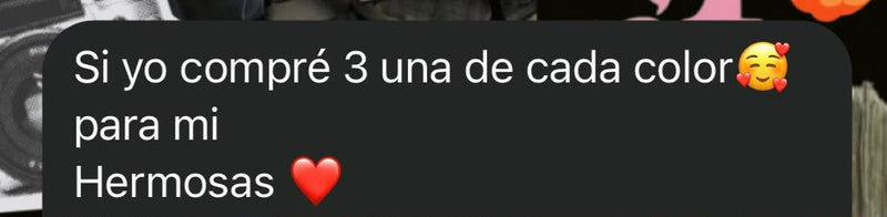 Compré 3, una de cada color