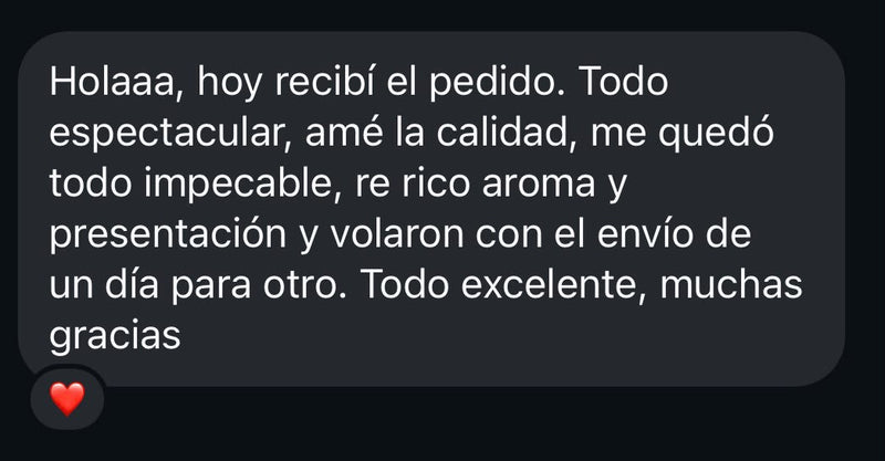 Todo espectacular, amé la calidad