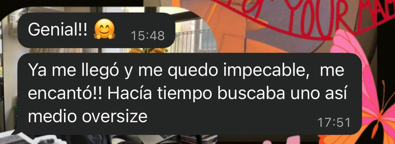 Me quedó impecable, me encantó