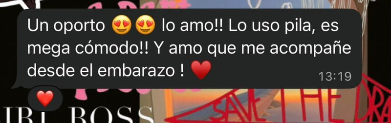 Lo amo, es mega cómodo