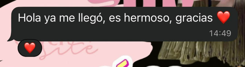 Ya me llegó, es hermoso