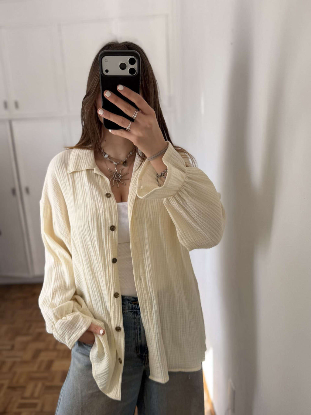 Sobrecamisa Leo Crudo sin cambio