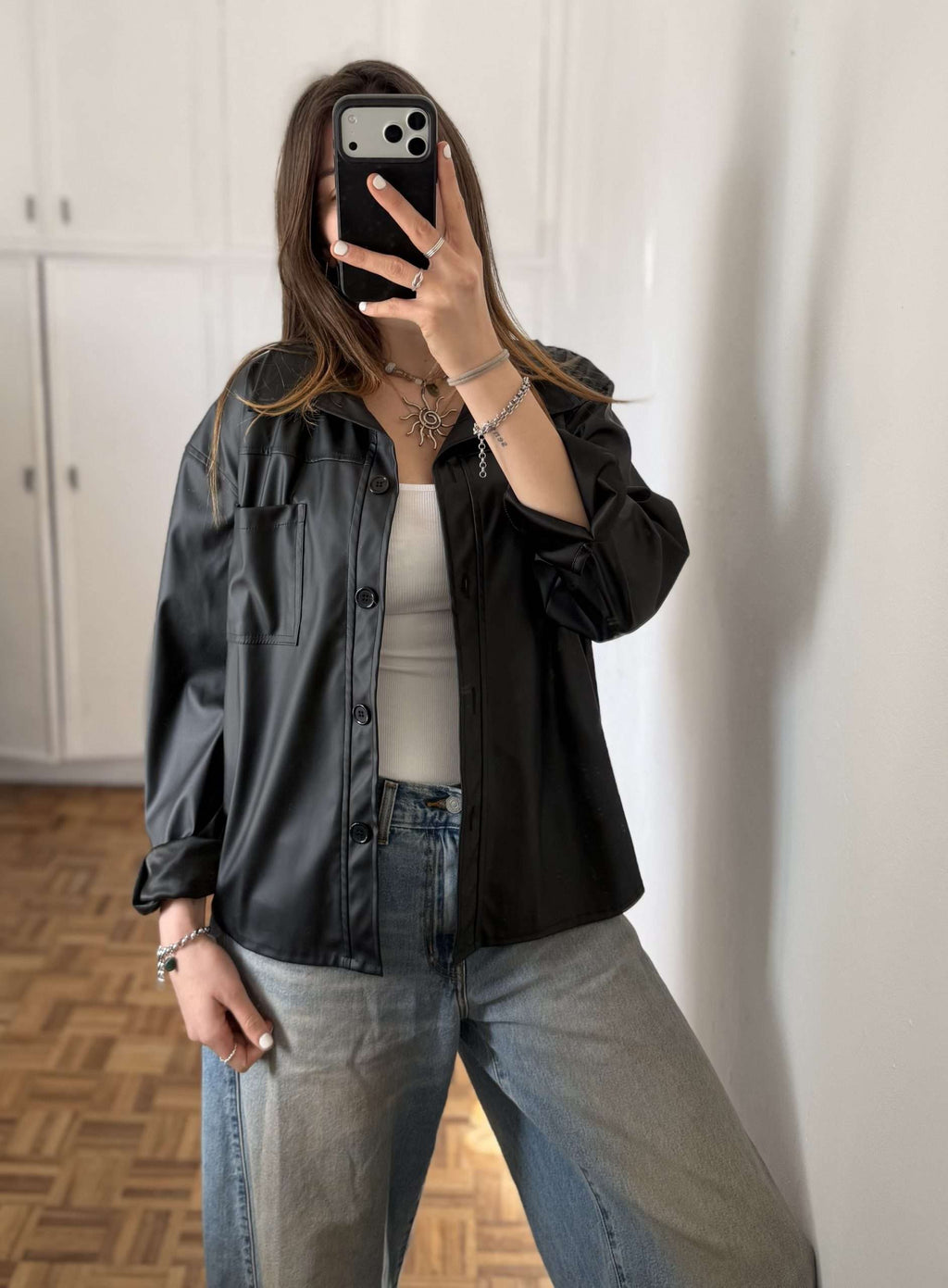 Sobrecamisa Ecocuero Alba