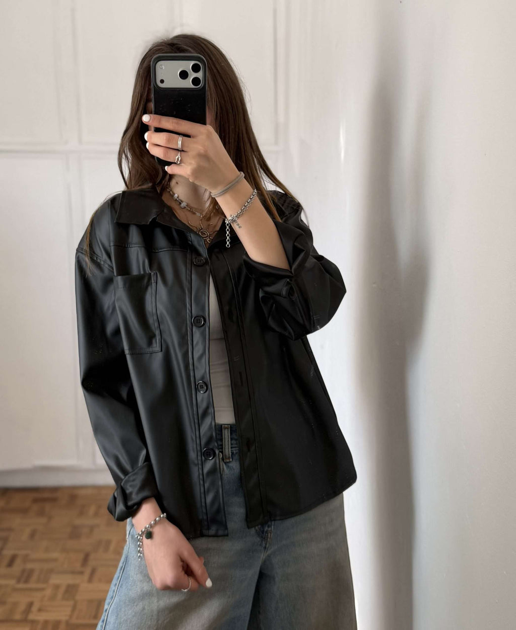 Sobrecamisa Ecocuero Alba