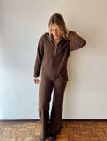 Set Petra Chocolate / Sweater + Pant