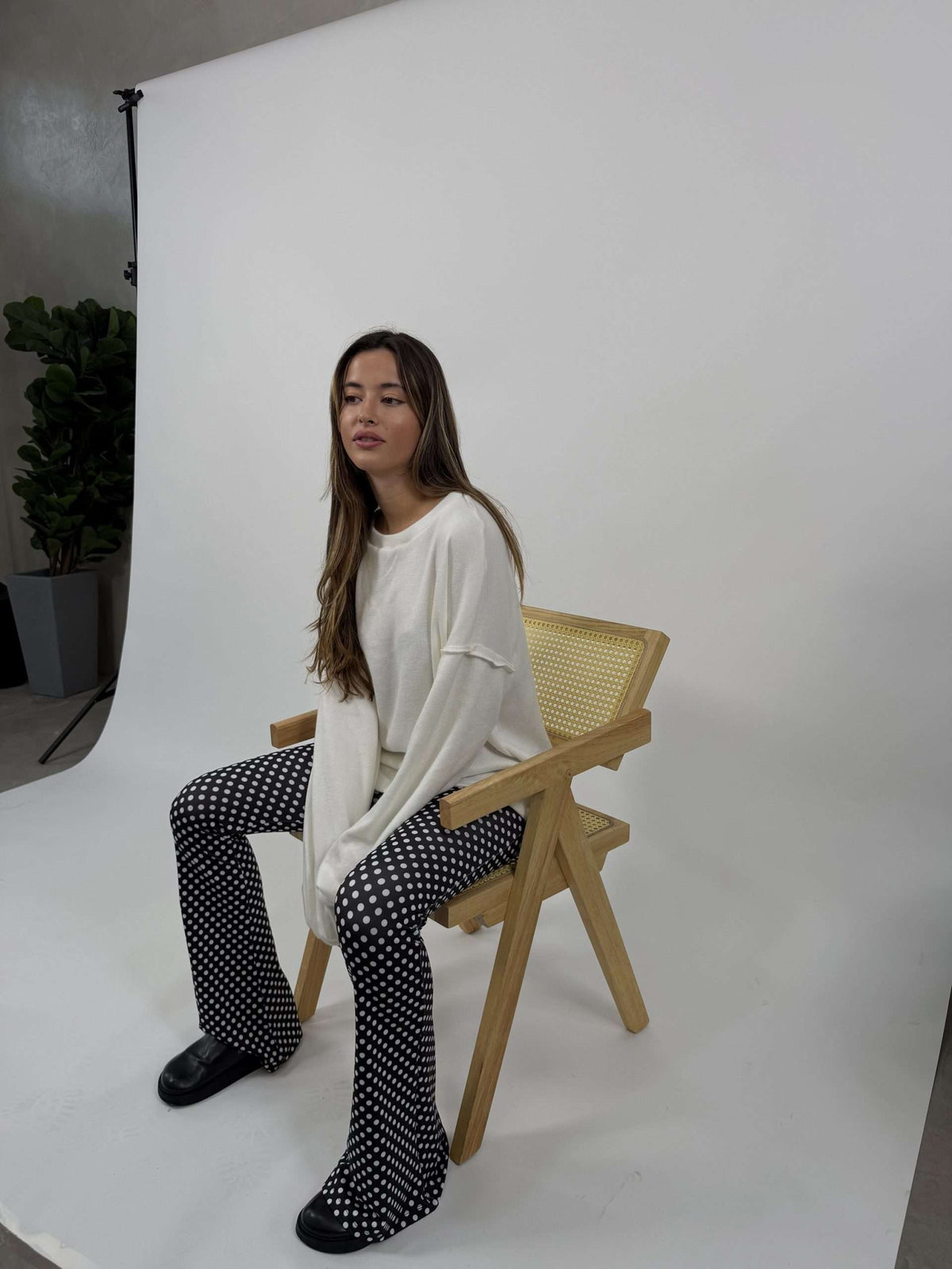 Calza Polka Dots