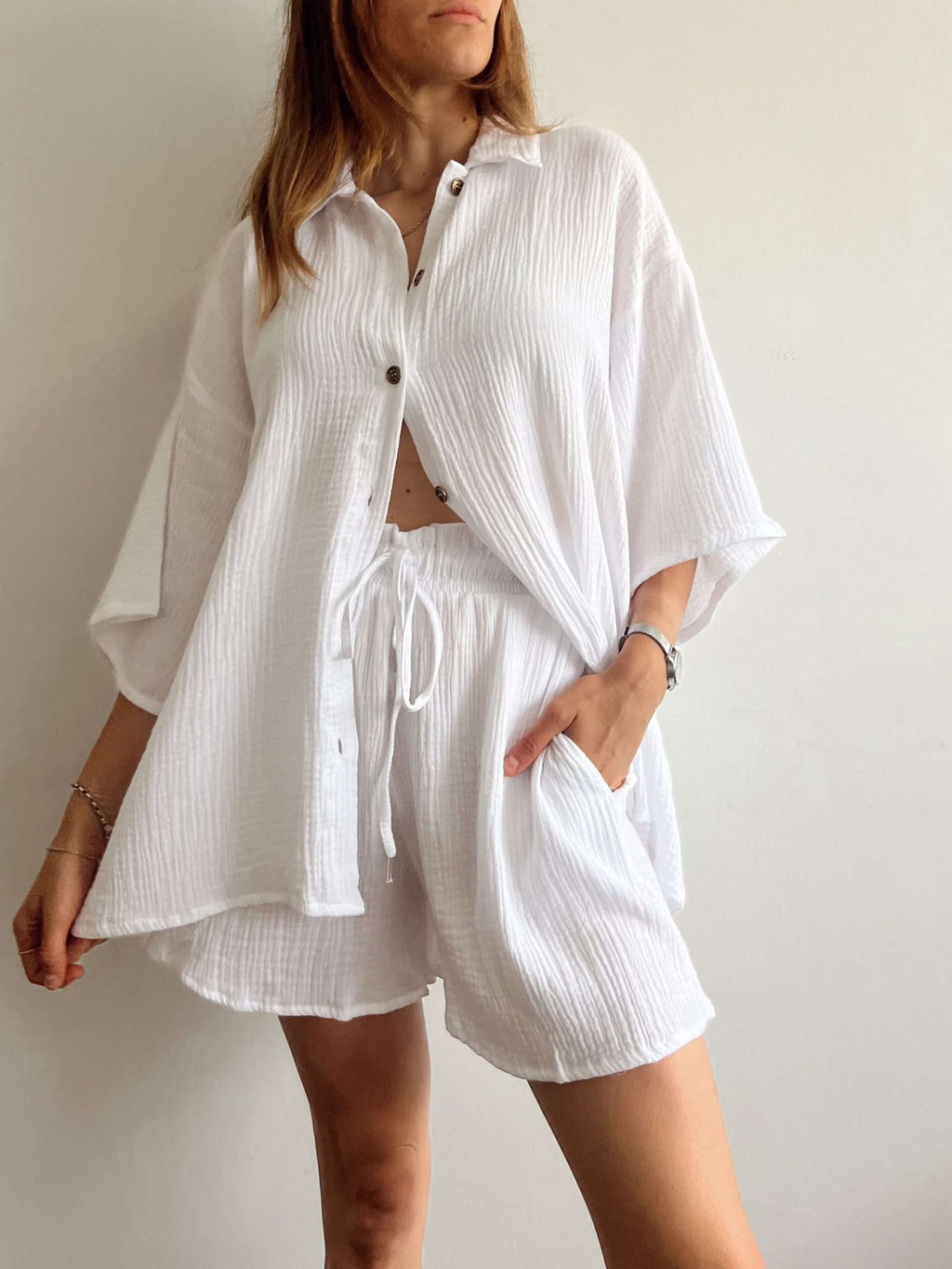 Short Libra Blanco sin cambio