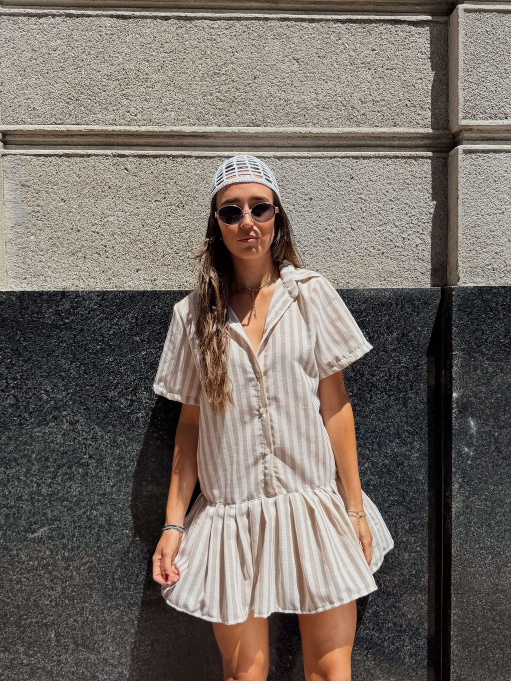 Vestido Camisero Arena