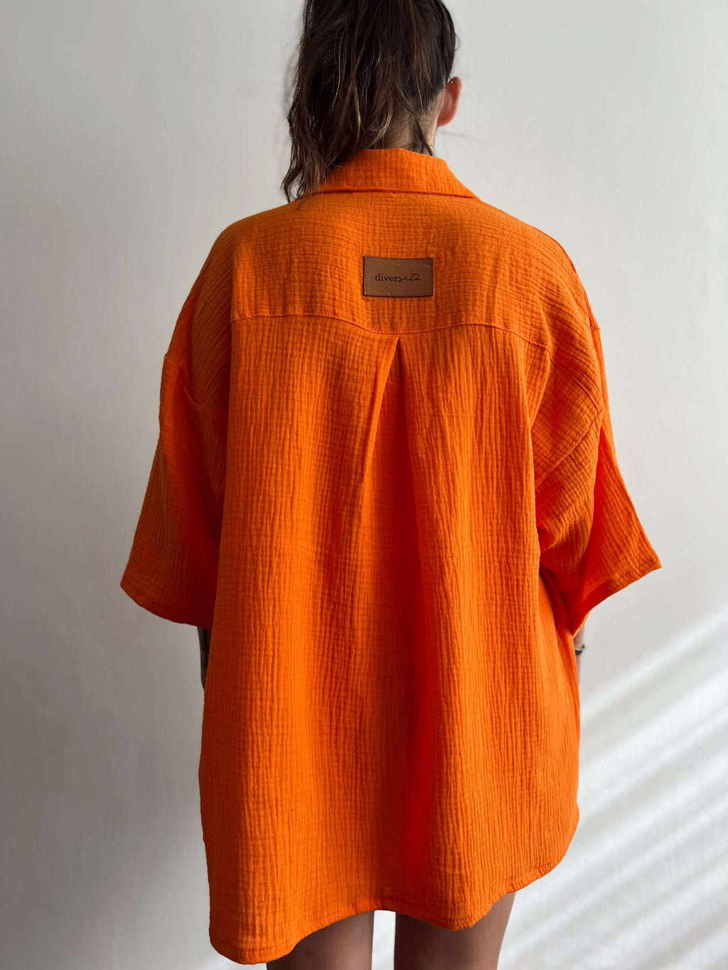Sobrecamisa Libra Naranja Muselina Unisex sin cambio