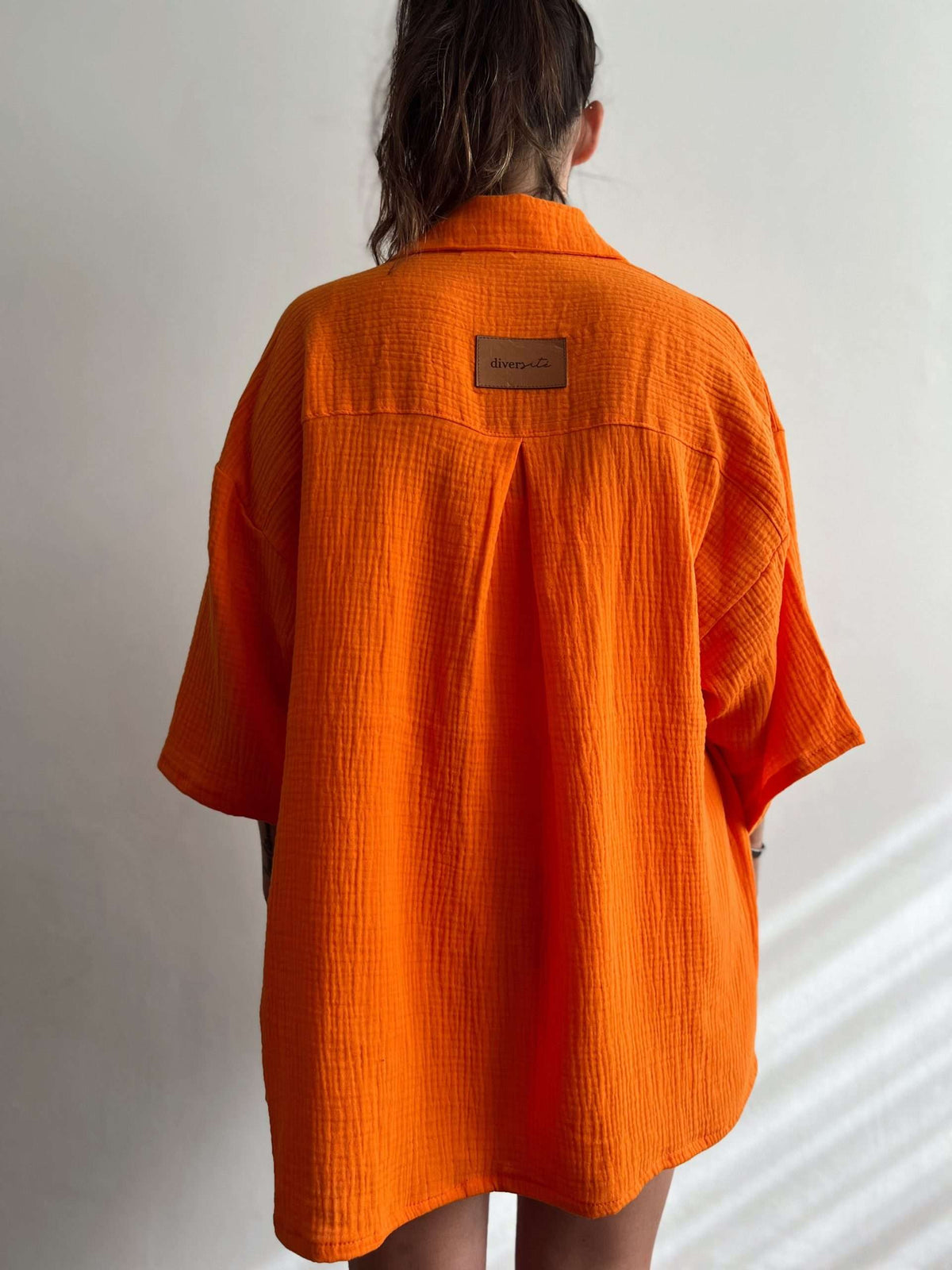 Sobrecamisa Libra Naranja Muselina Unisex sin cambio