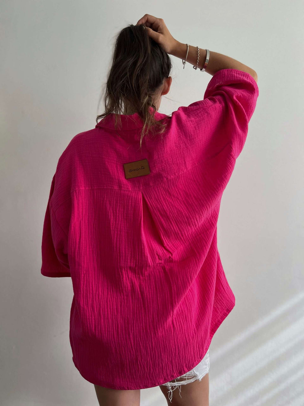 Sobrecamisa Libra Fucsia Muselina Unisex sin cambio