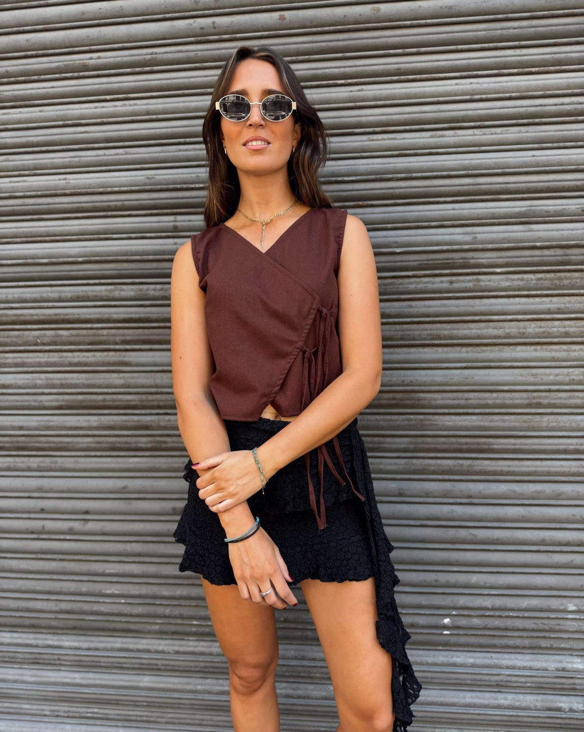 Blusa Alma Chocolate