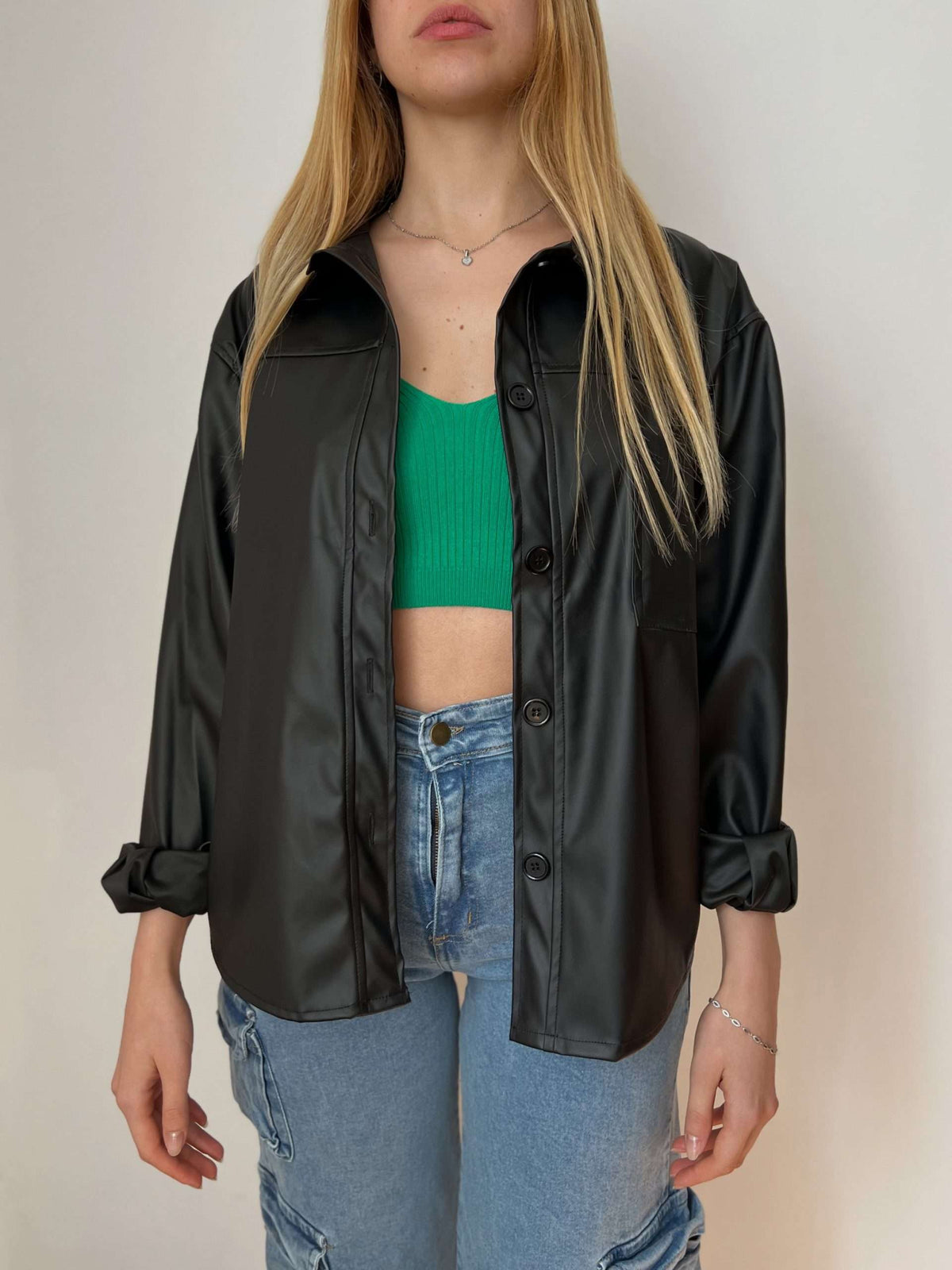 Sobrecamisa Ecocuero Alba
