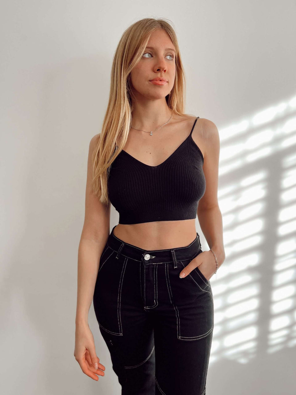 Crop top tejido Sin Cambio