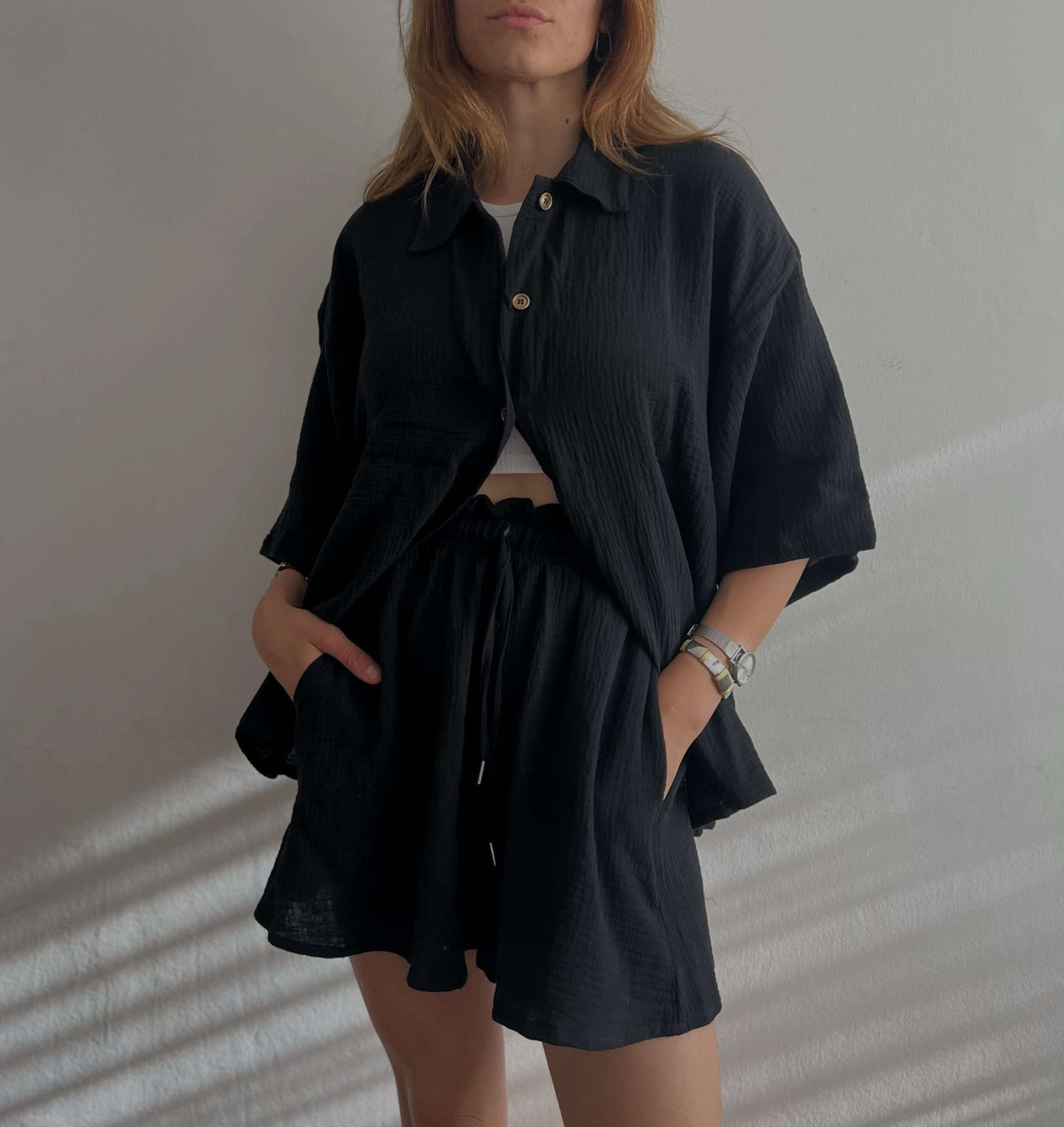 Short Libra Negro sin cambio