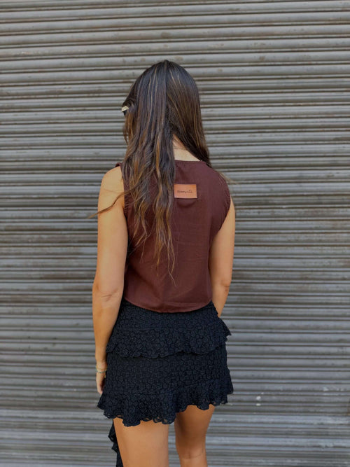 Blusa Alma Chocolate