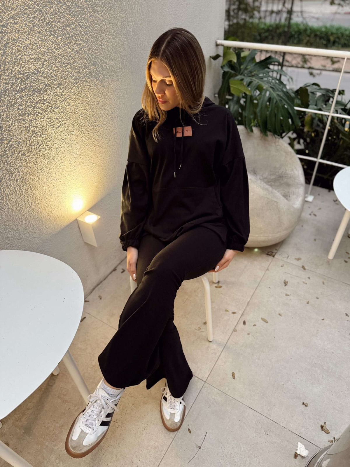 Pantalón Oxford Olivia Negro