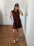 Vestido Alba Choco