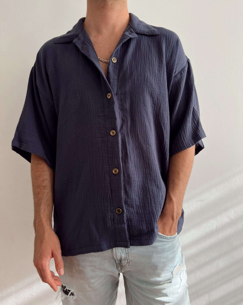 Sobrecamisa Libra Azul Marino edición limitada – Unisex